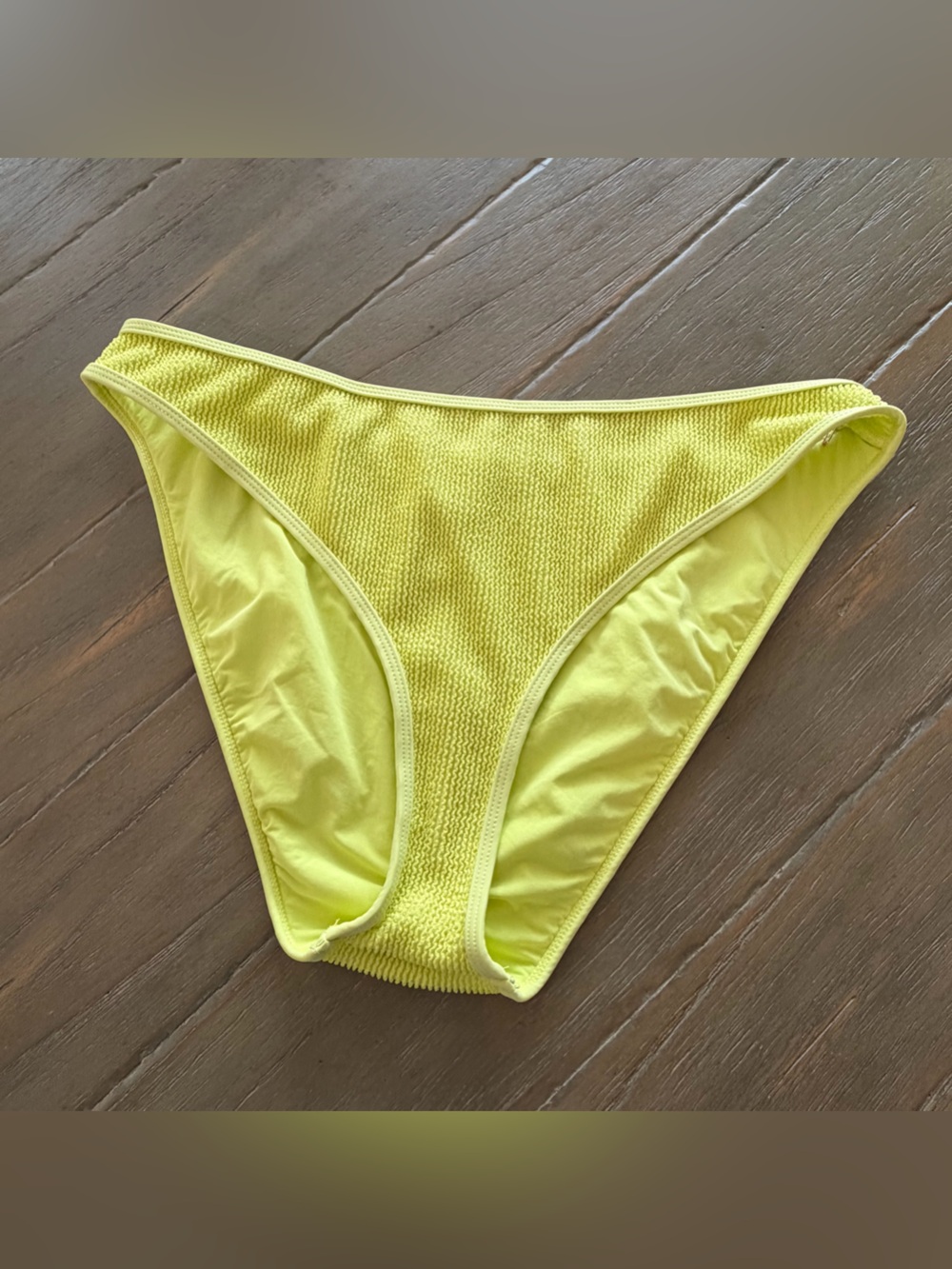 GOOD AMERICAN Always Fits Bikini Bottoms Neon Yellow